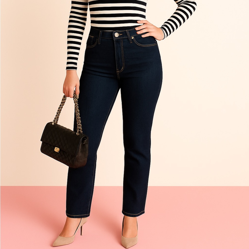 Style & Co. High Rise Blue Jeans Slim Fit
